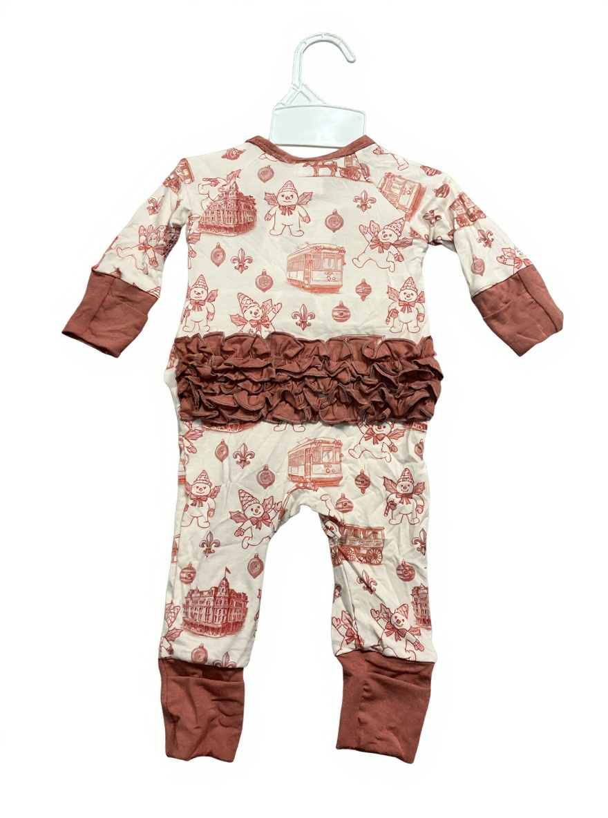 Nola Snowman Toille Bamboo Pajamas