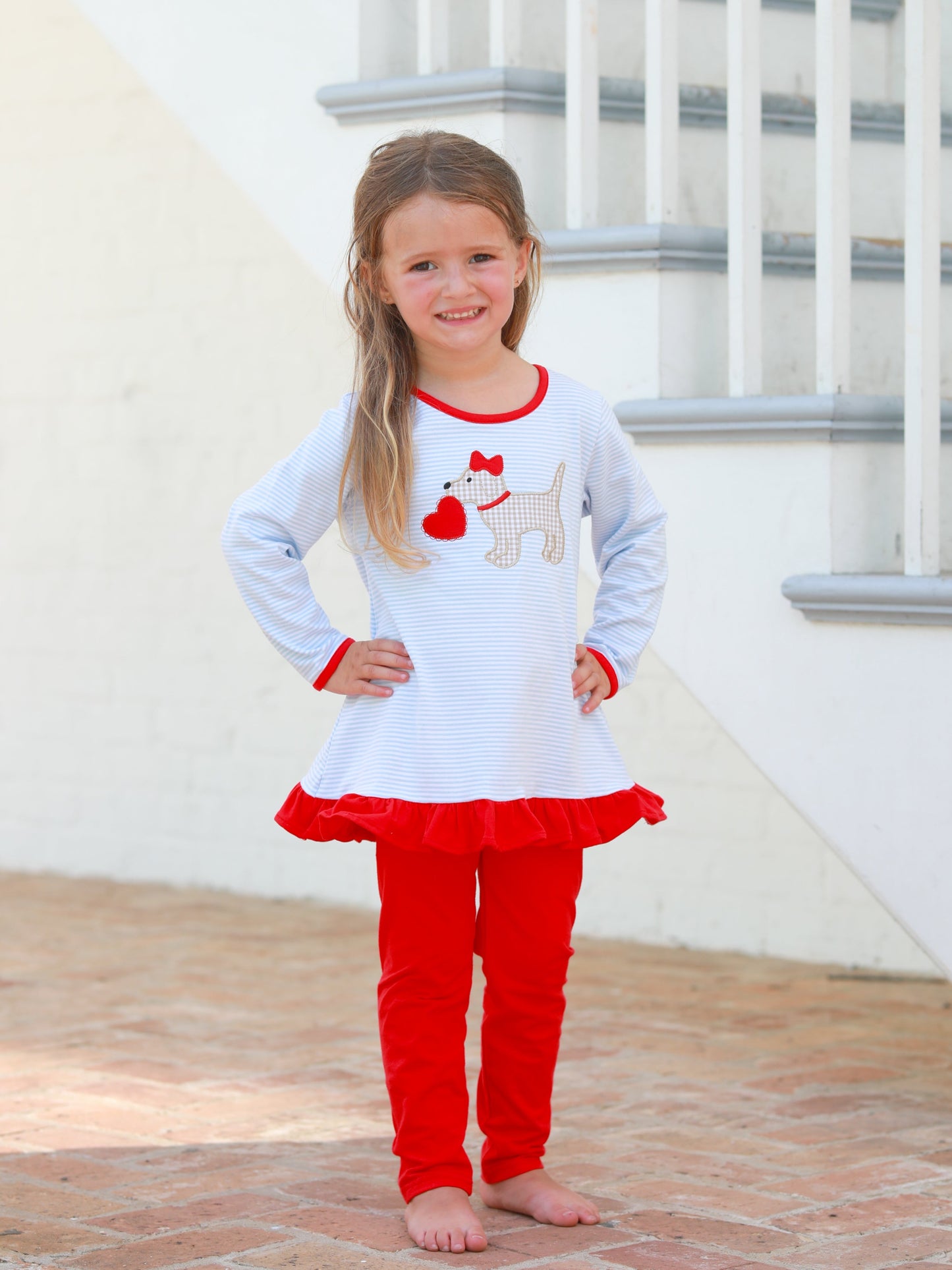 Puppy Love Ruffle Legging Set