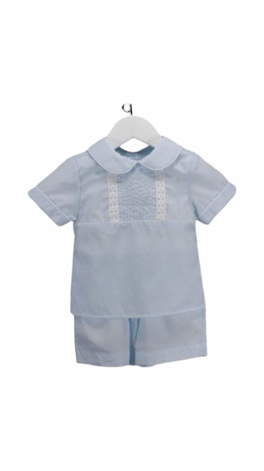 Light Blue Little Lace Set