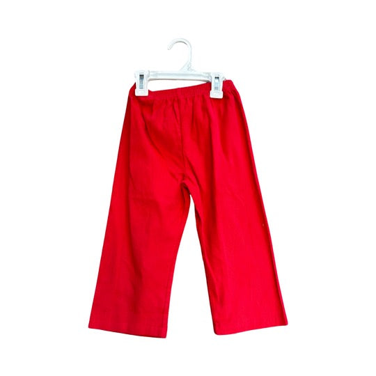 Red corduroy pants