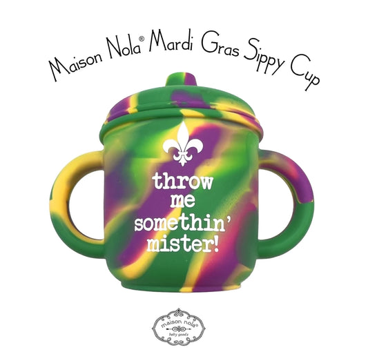 Mardi Gras Sippy Cup