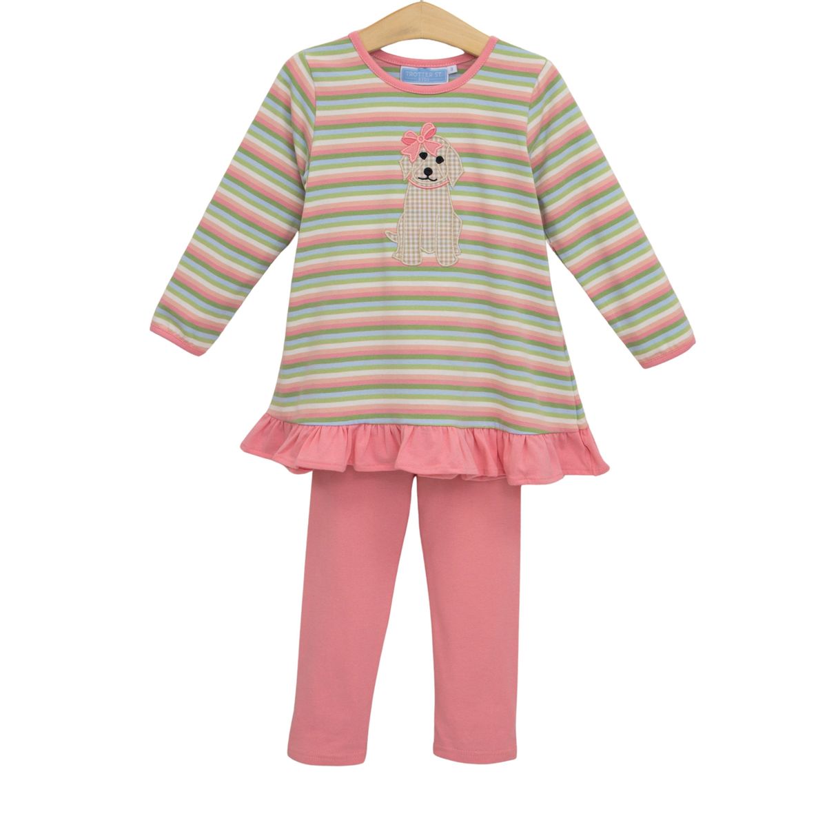 Puppy Ruffle Legging Set