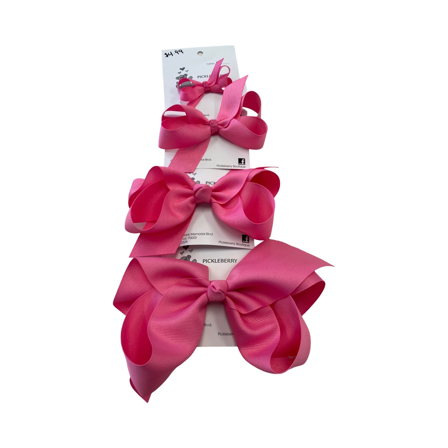 Hot Pink Bow (pink 3)