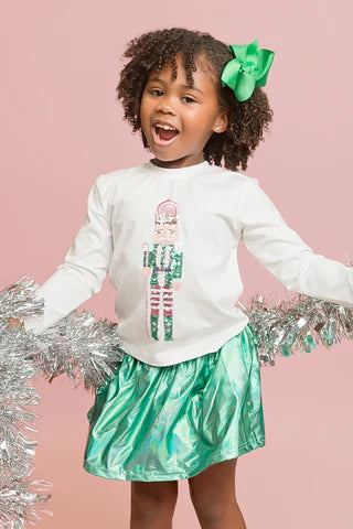 Sequin Nutcracker Long Sleeve Shirt