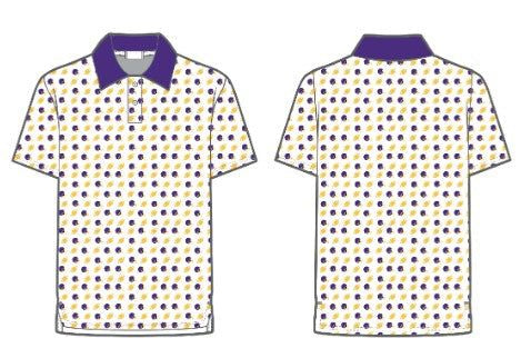 Football Fever Purple and Gold Polo (need pic)