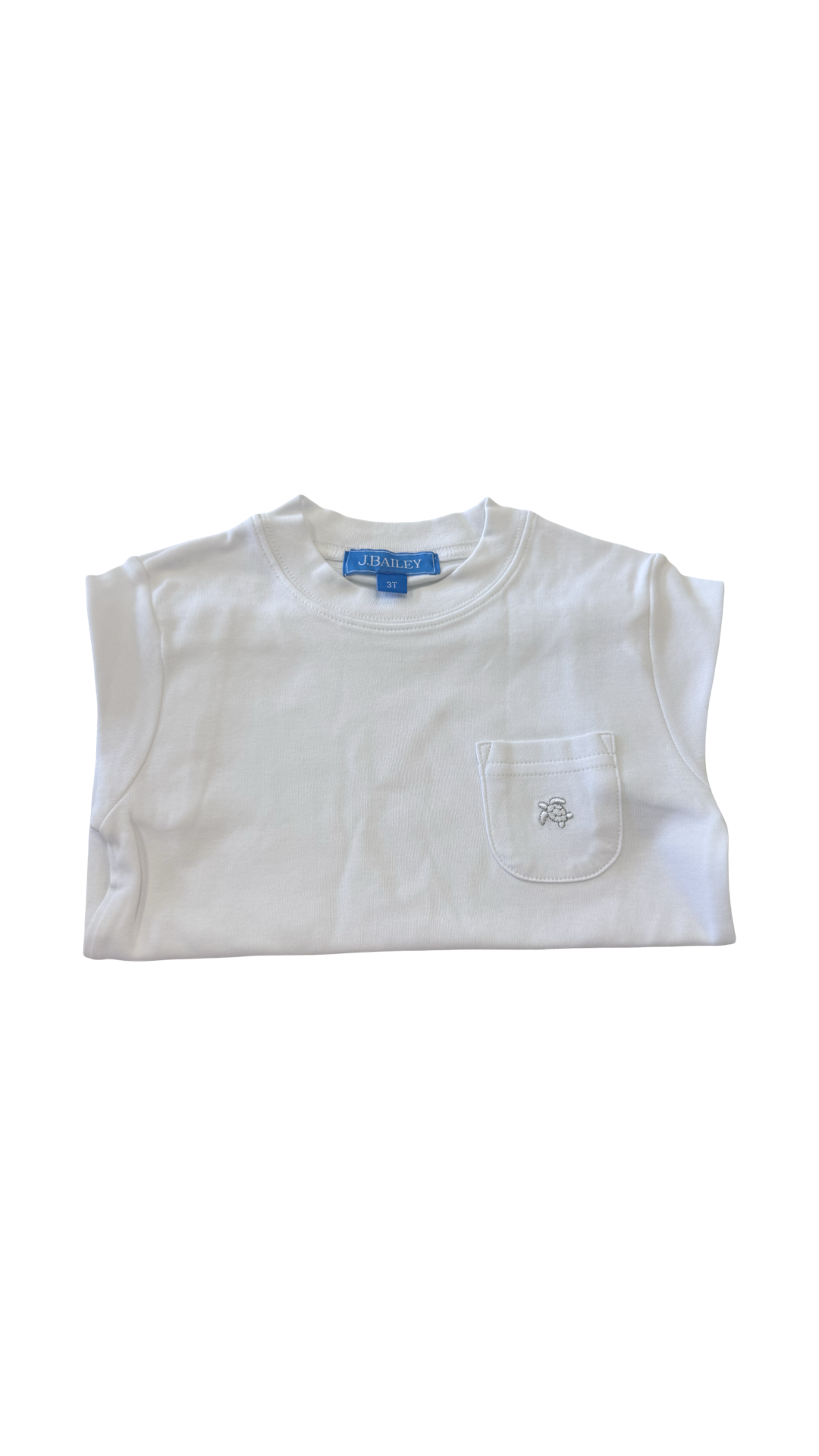 Boys White Pocket-Tee