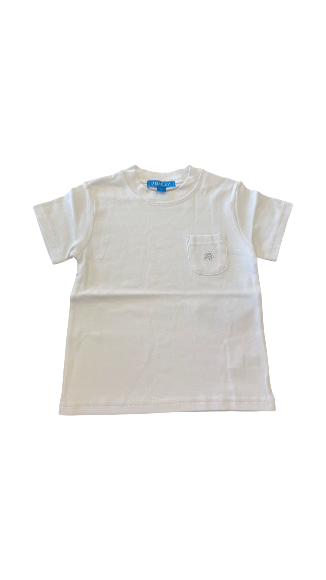Boys White Pocket-Tee
