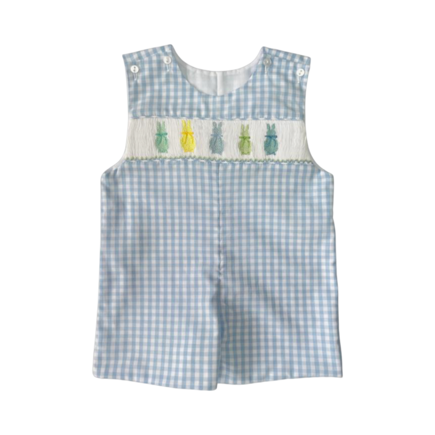 Pete Smocked Bunny Shortall