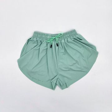 Mint Butterfly Athletic Shorts