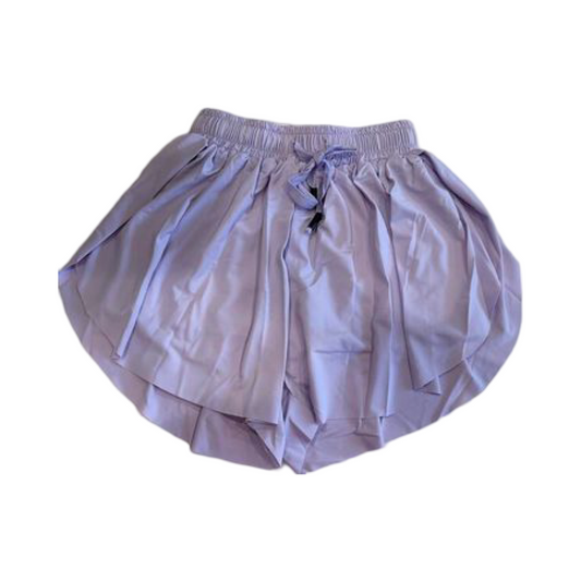 Lavender Butterfly Athletic Shorts