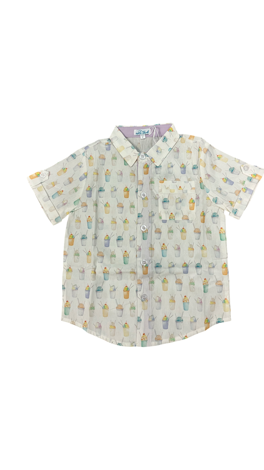 Snoballs Short Sleeve Collared Shirt