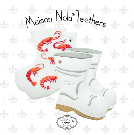 Shrimp Boots Teether