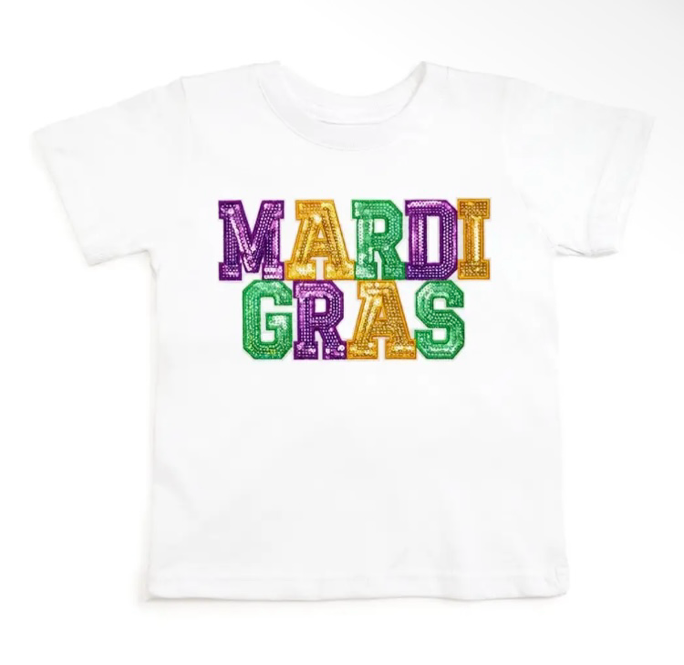 Mardi Gras Sequin Shirt Child