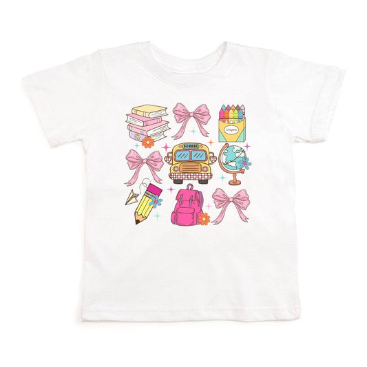 Coquette School Doodle Short Sleeve T-Shirt