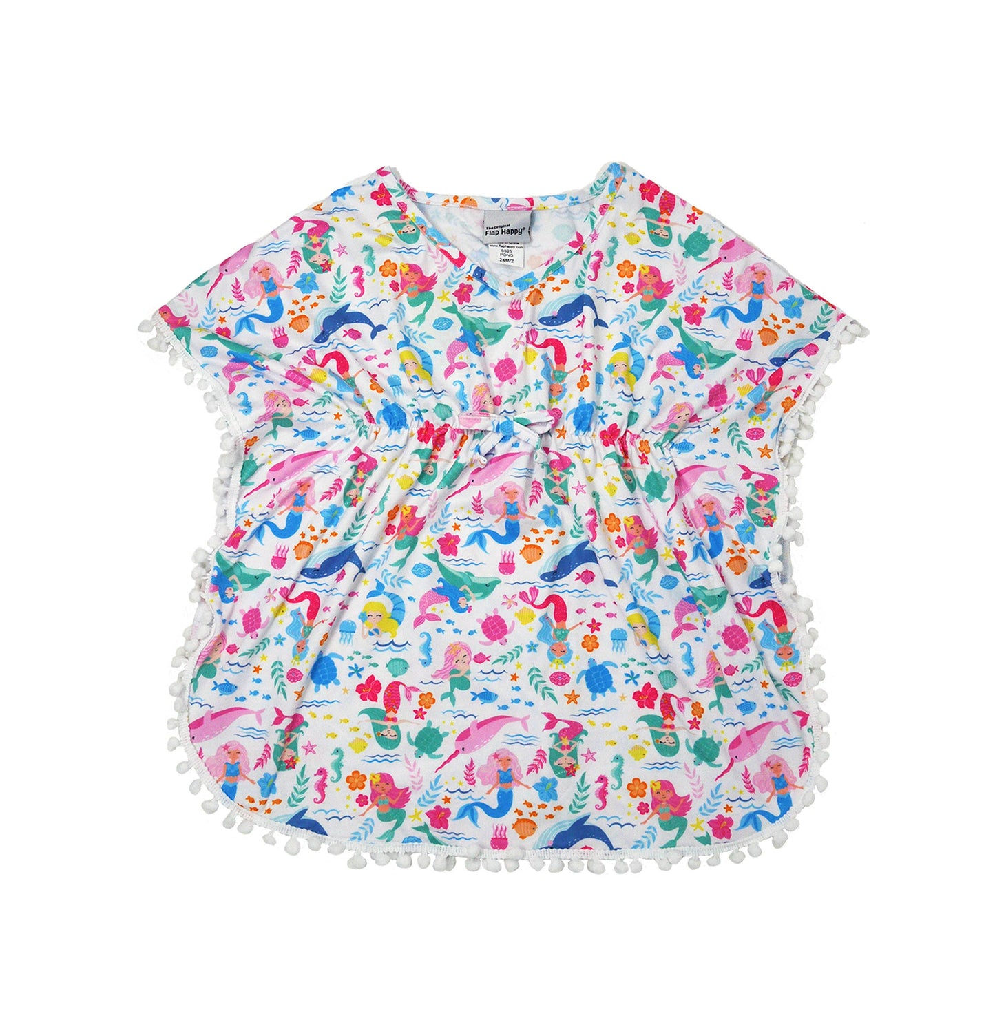 Kids UPF50+ Kaia Beach Swim Cover-up for Girls Mermaid Friends