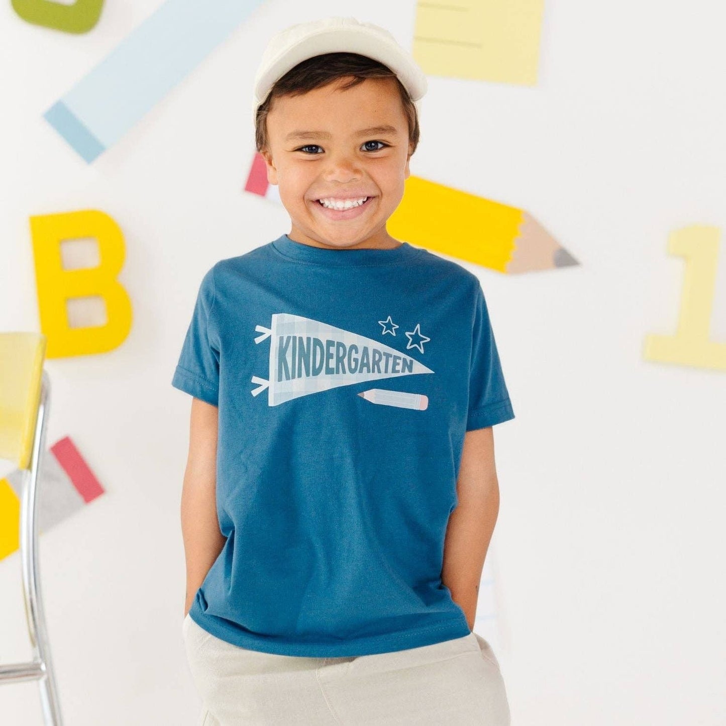 Kindergarten Pennant Short Sleeve T-Shirt