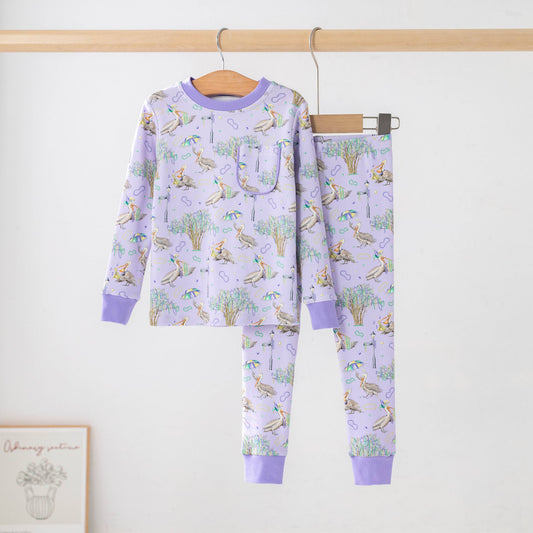 Feathers & Floats Organic Cotton Kids Pajamas (need gown and zip pic)
