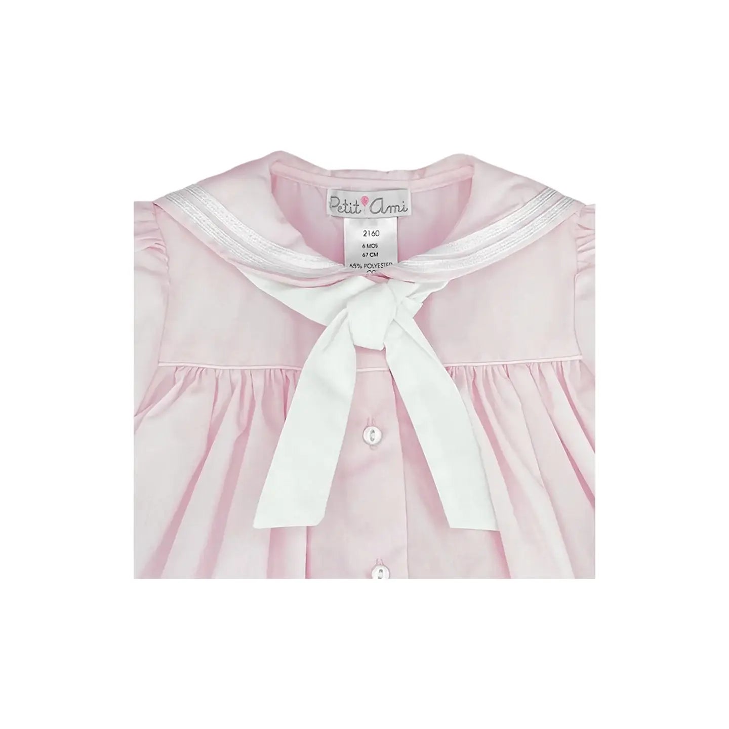 Nautical Sailor Dress: Pink