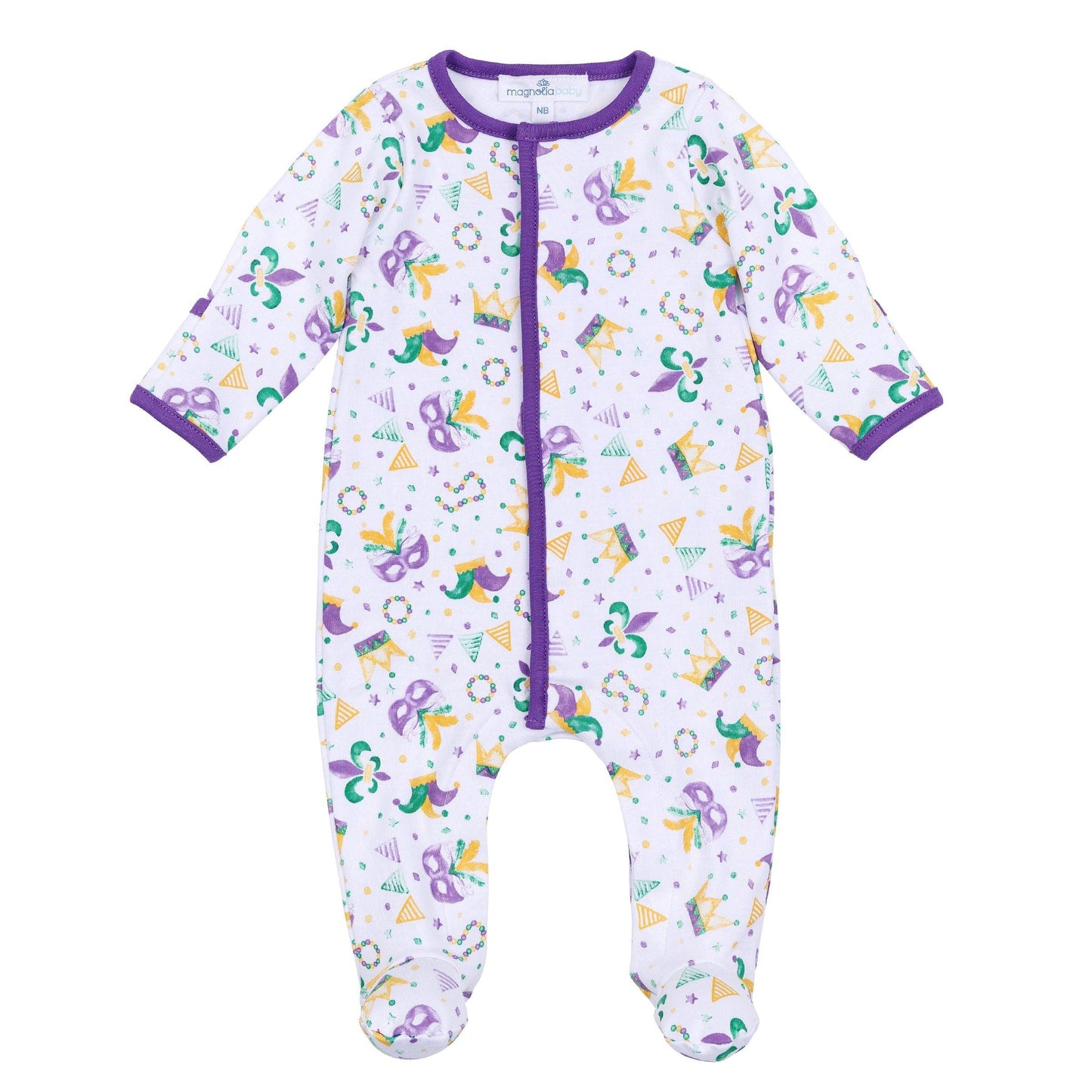 Mardi Gras Munchkins Footie