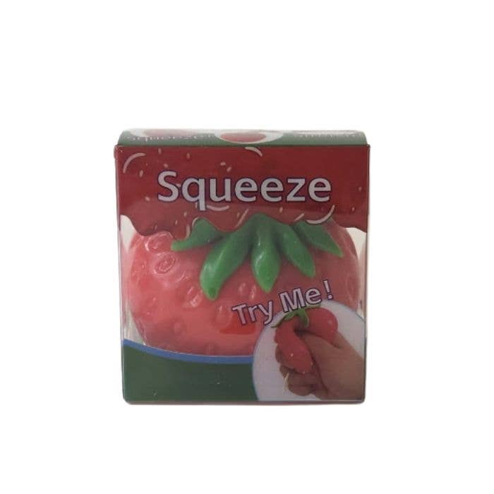 Squishy Strawberry Sensory Squeeze Toy 4.2 inches