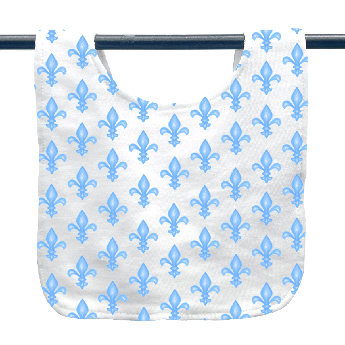 Blue Fleur De Lis Bib