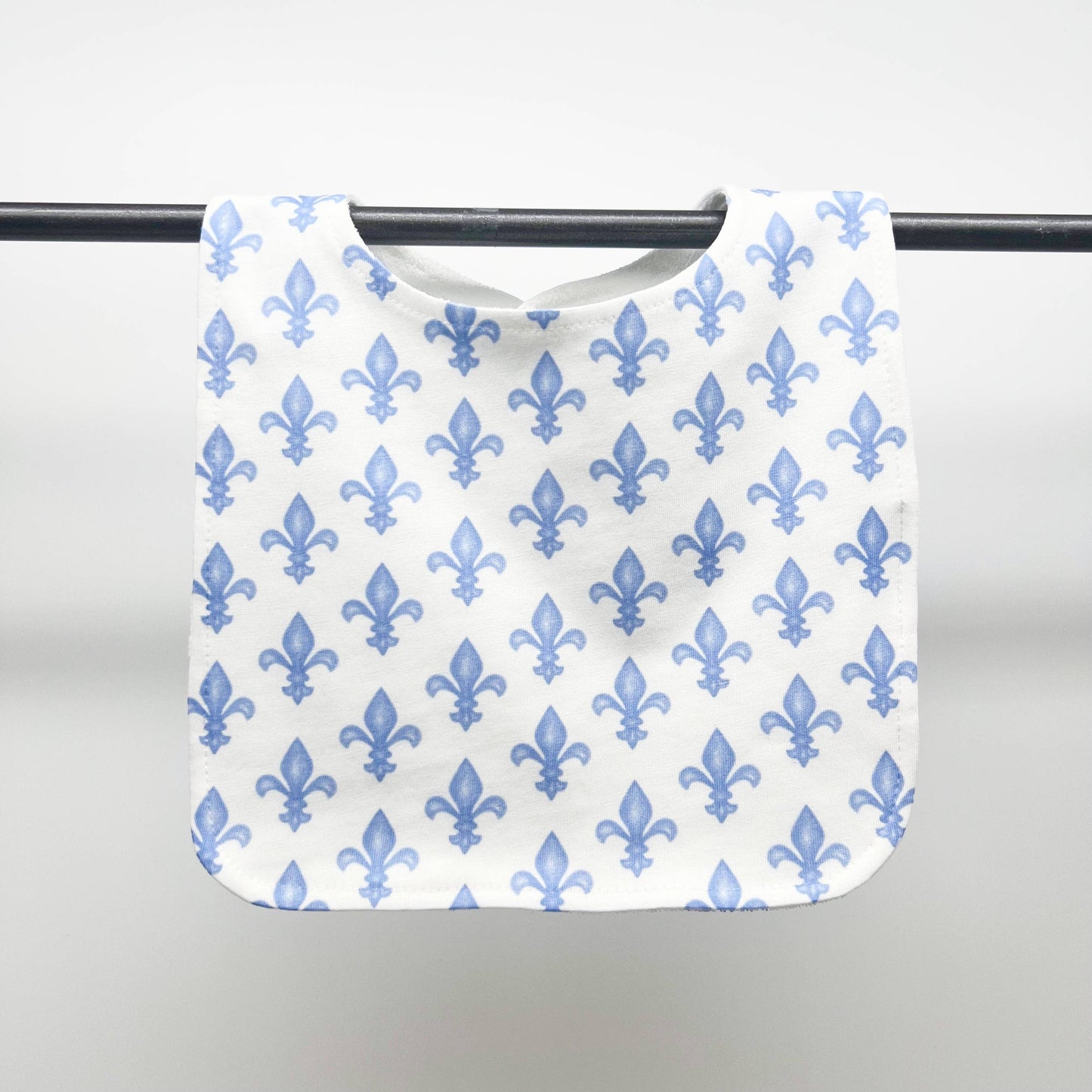 Blue Fleur De Lis Bib