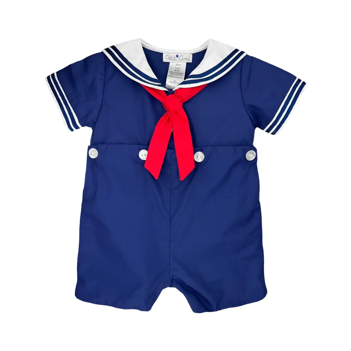 Nautical Sailor Bobby Suit: Navy