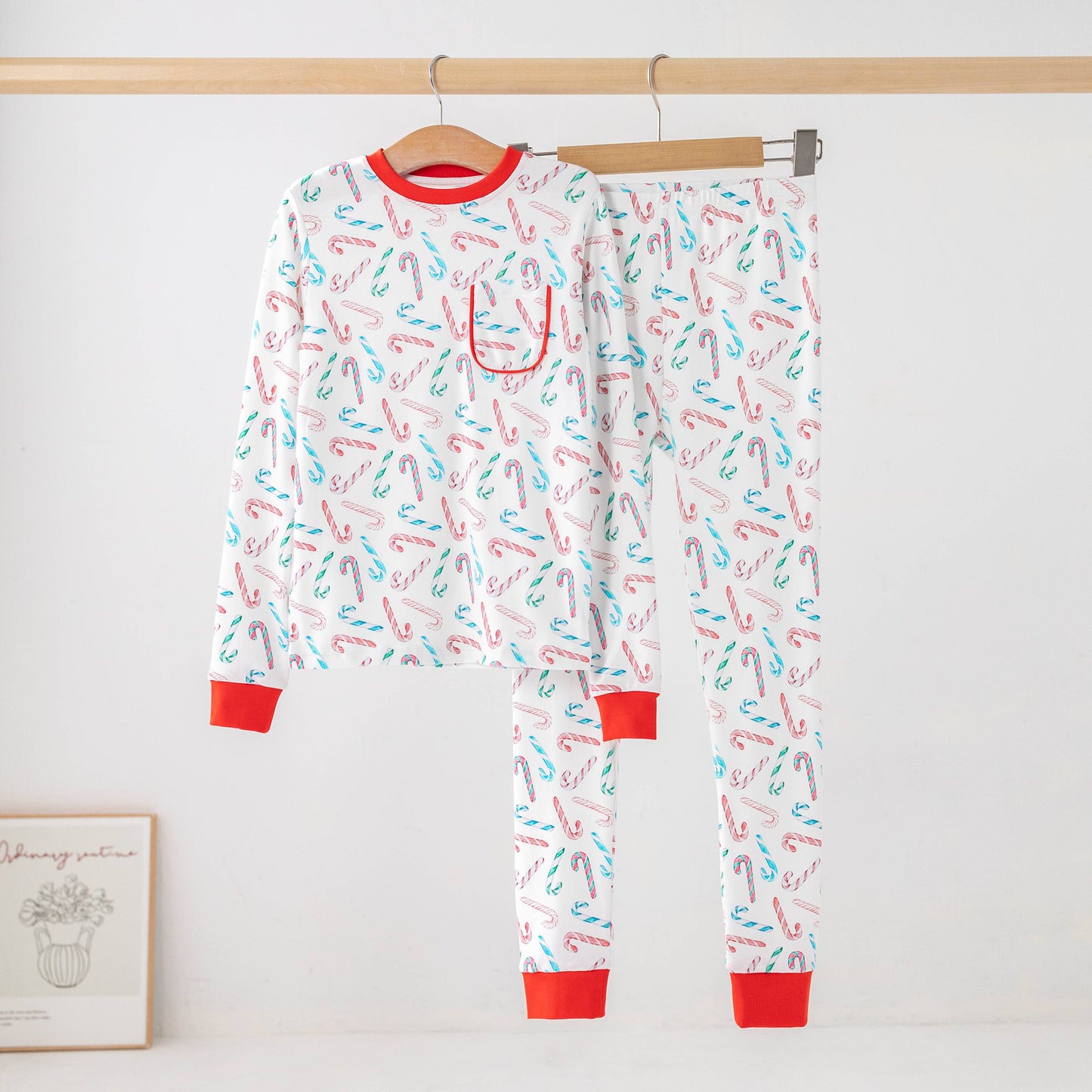 Candy Cane Lane Organic Cotton Pajamas (need pic of gown and zip)