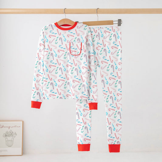 Candy Cane Lane Organic Cotton Pajamas (need pic of gown and zip)