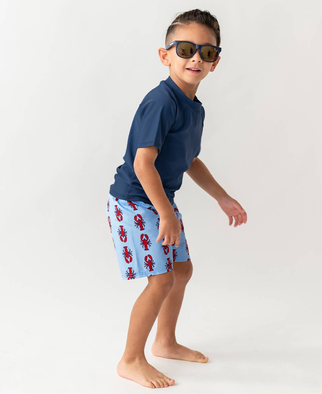 Boys My Little Lobster Swim Trunks