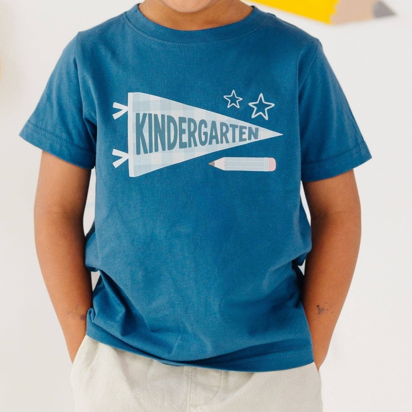 Kindergarten Pennant Short Sleeve T-Shirt