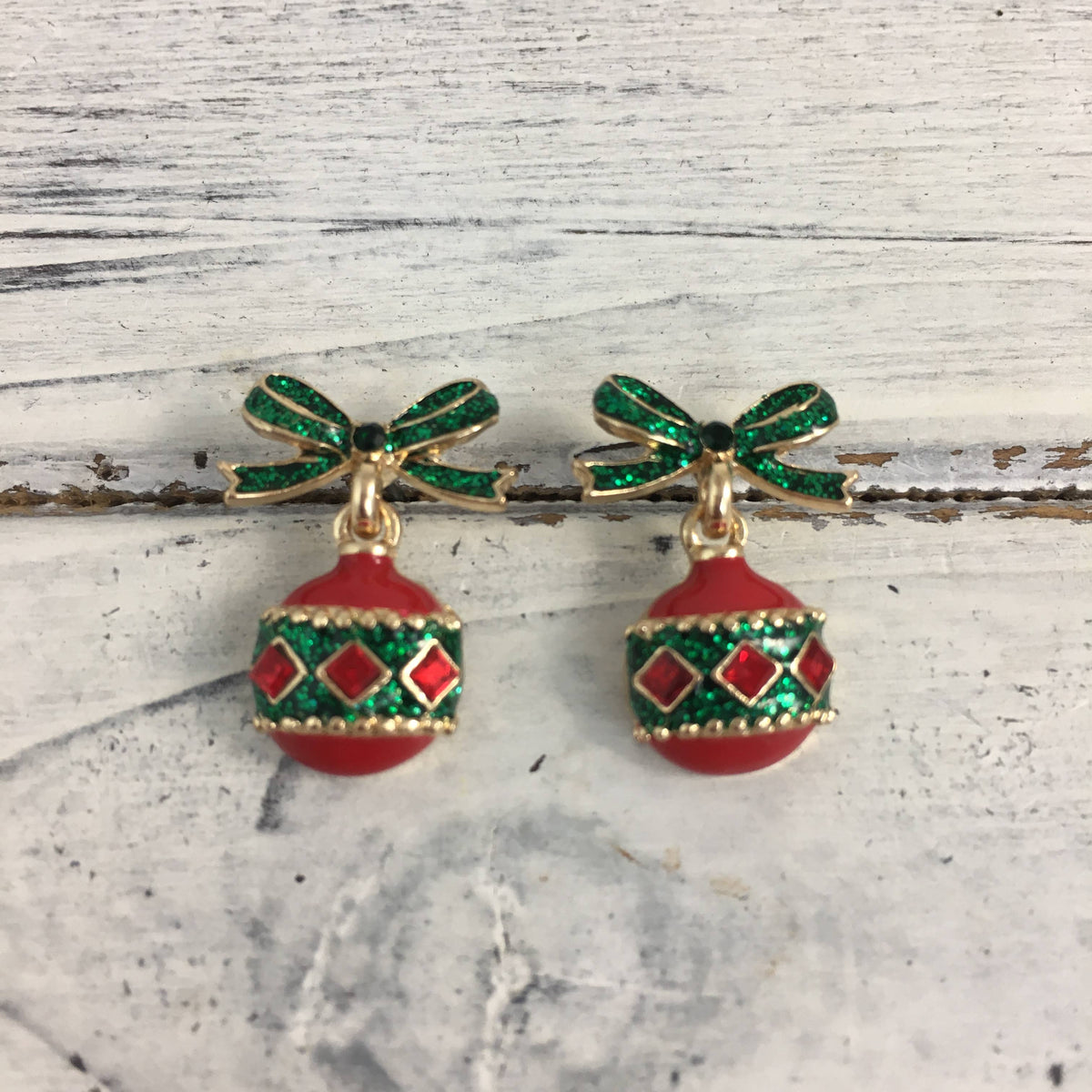 Christmas Ornament Earring