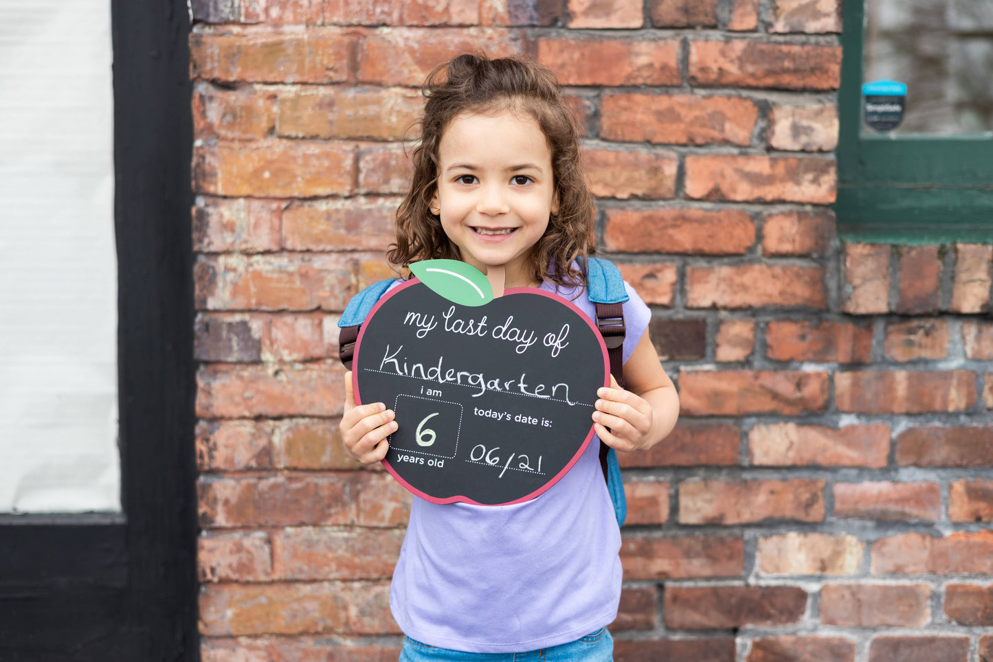 First and Last Day of School Reversible Chalkboard Sign