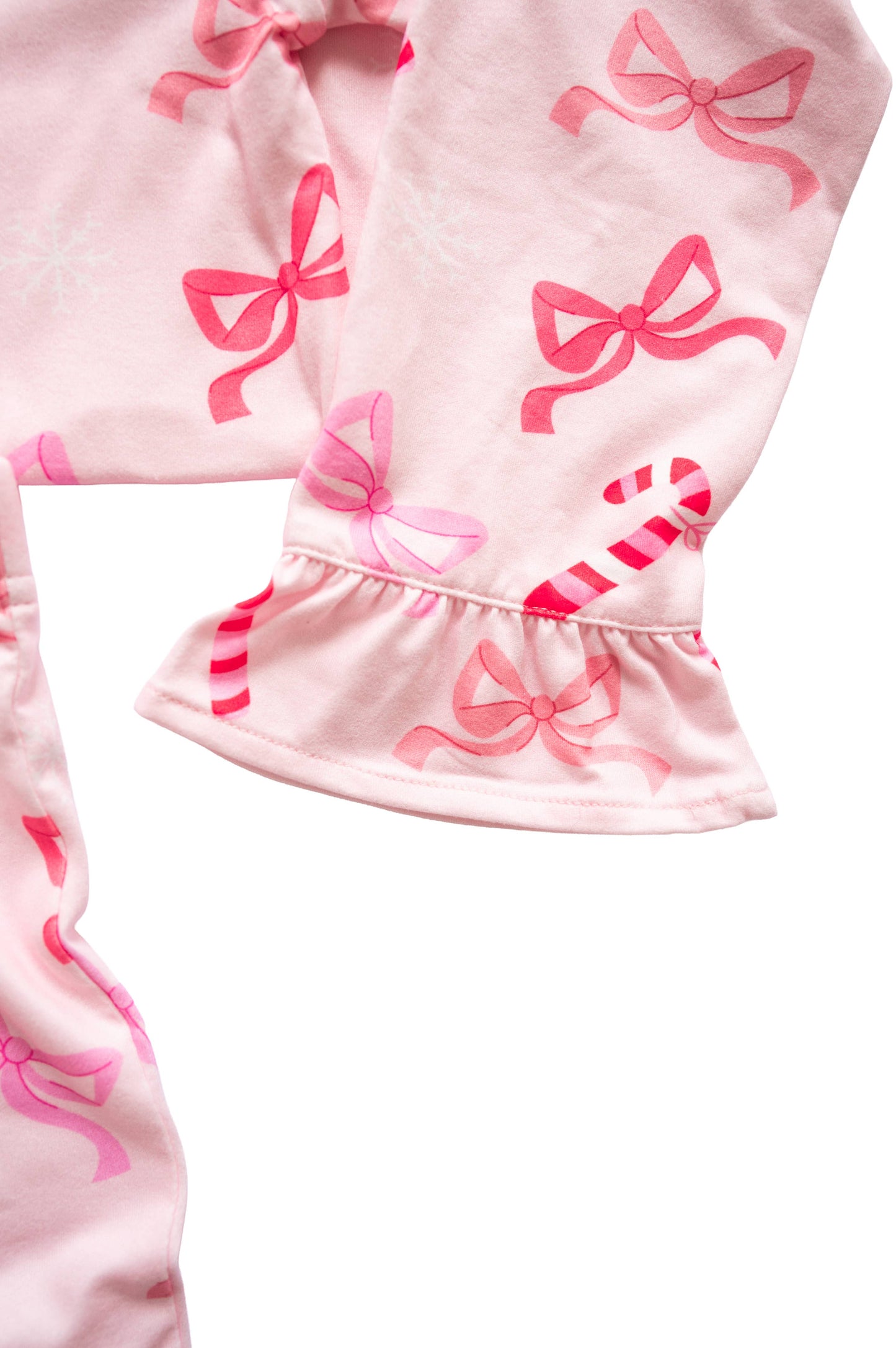 Peppermint Party Christmas Satin Lounge Set - Mommy and Me
