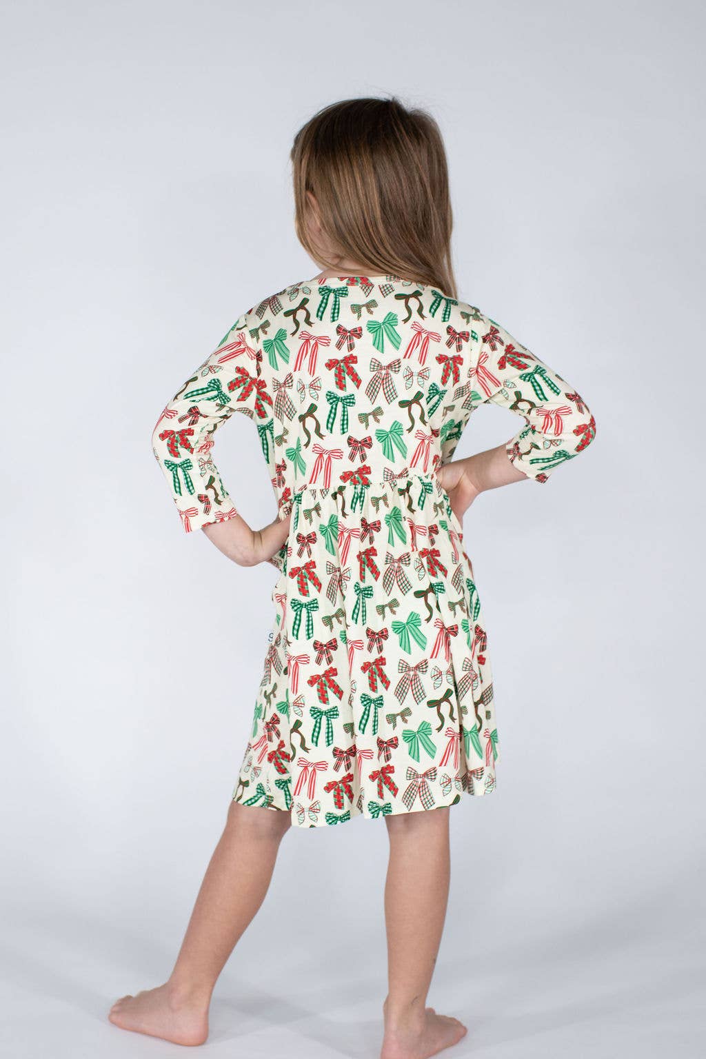 Holiday Bows Bamboo Dress