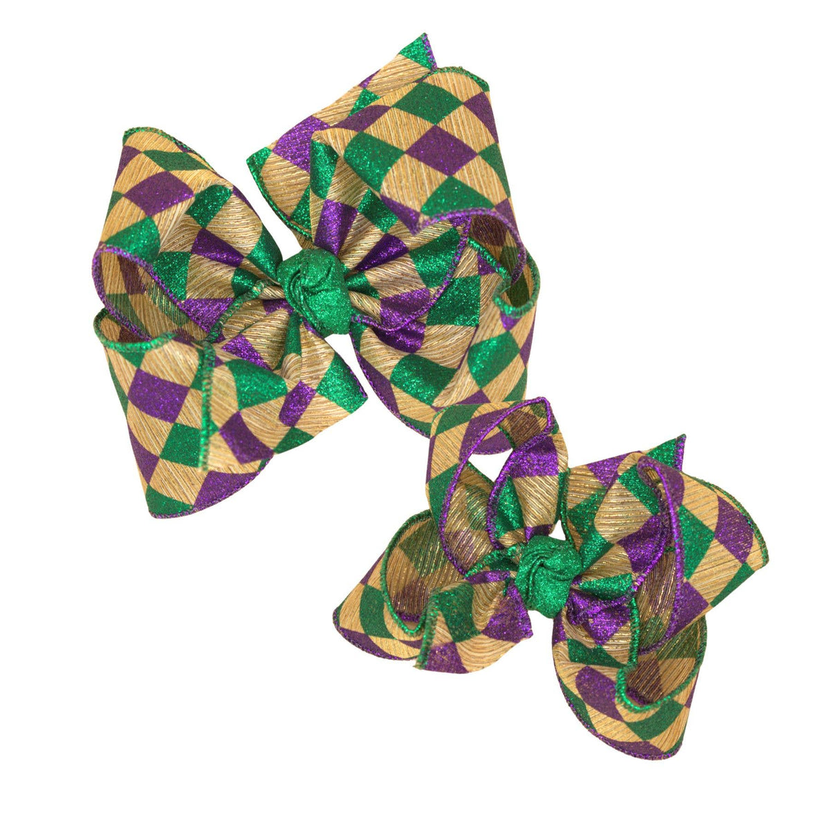 SINGLE LAYERED MARDI GRAS HARLEQUIN