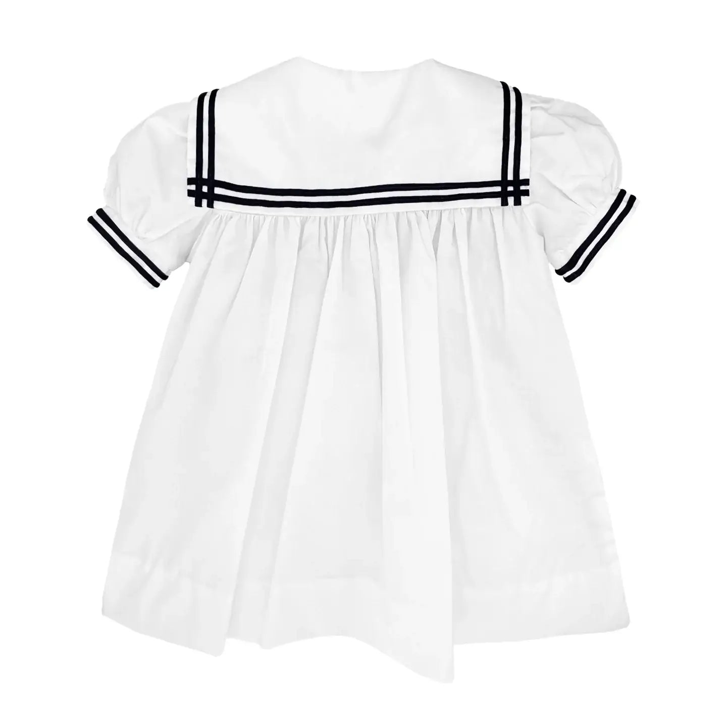 Nautical Sailor Dress: White