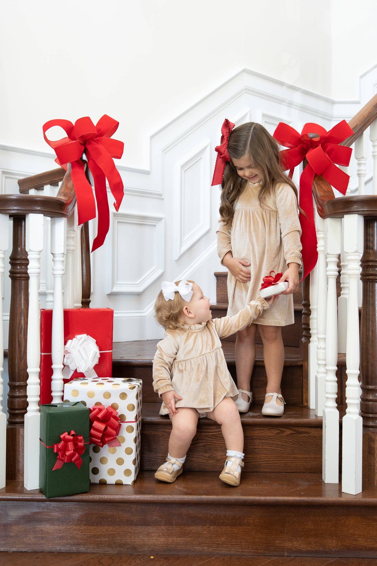 Kaitlin Champagne Velvet Dress