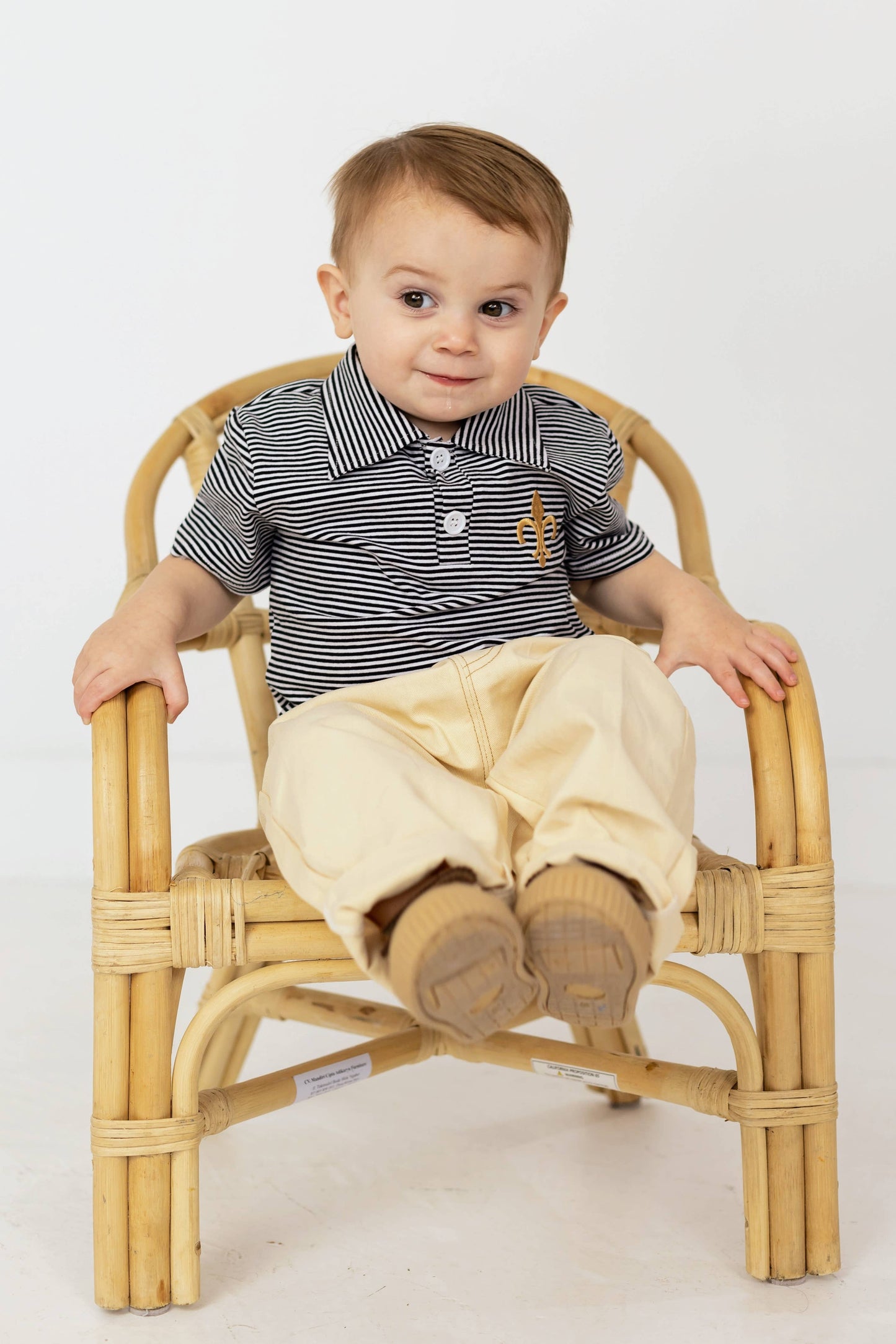 Gameday  Polo Saints Stripes