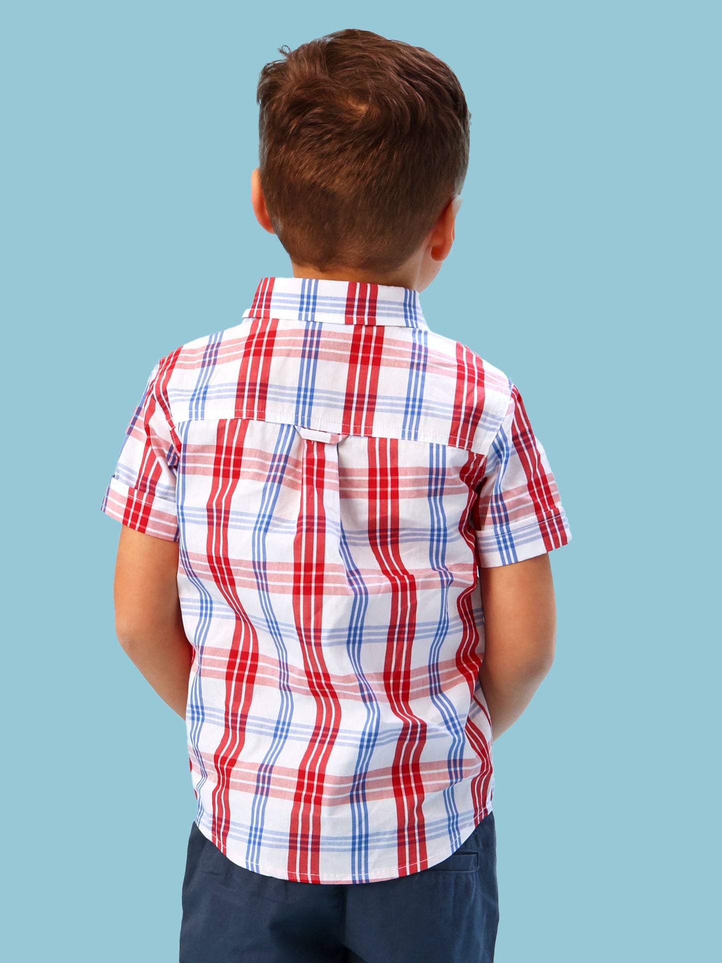 Lincoln Plaid Short Sleeve Button Down Shirt