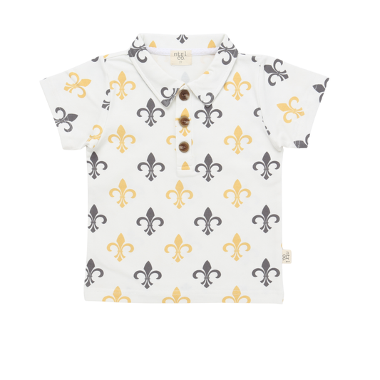 Who Dat Short Sleeve Polo