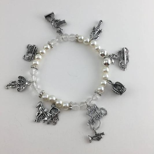 8-charm New Orleans charm bracelet