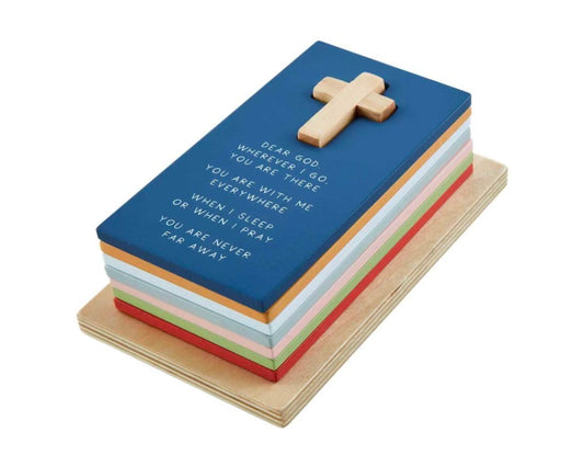 Wooden prayer puzzle stacker