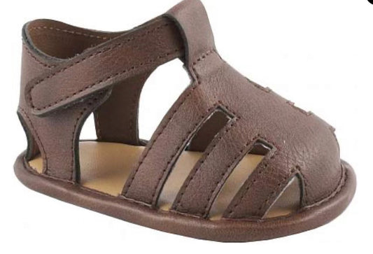 Brown Clark infant sandals