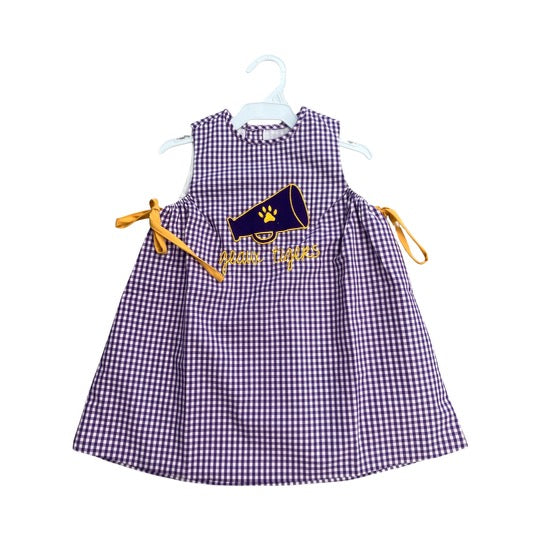 Geaux tigers megaphone tie dress