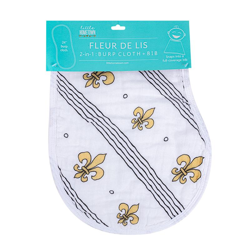 Fleur De Lis bib