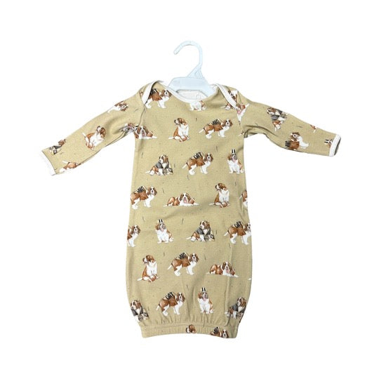 Saints who dat puppy pajamas / gown