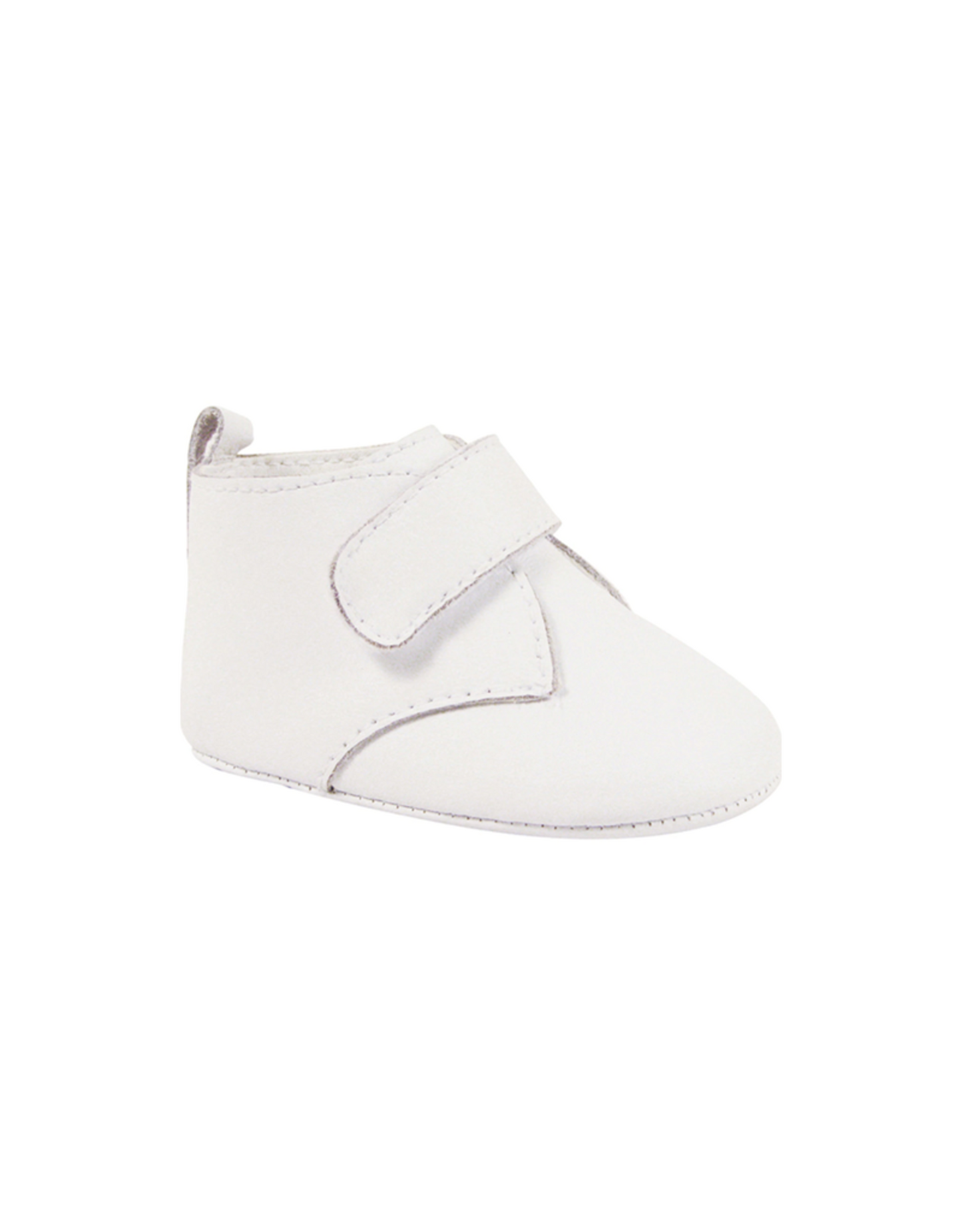 White leather infant booties 4127