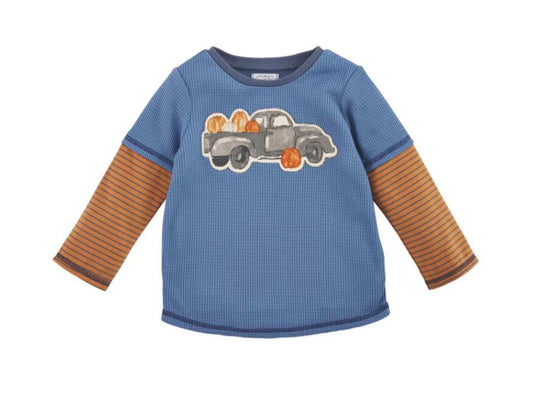 blue pumpkin patch shirt