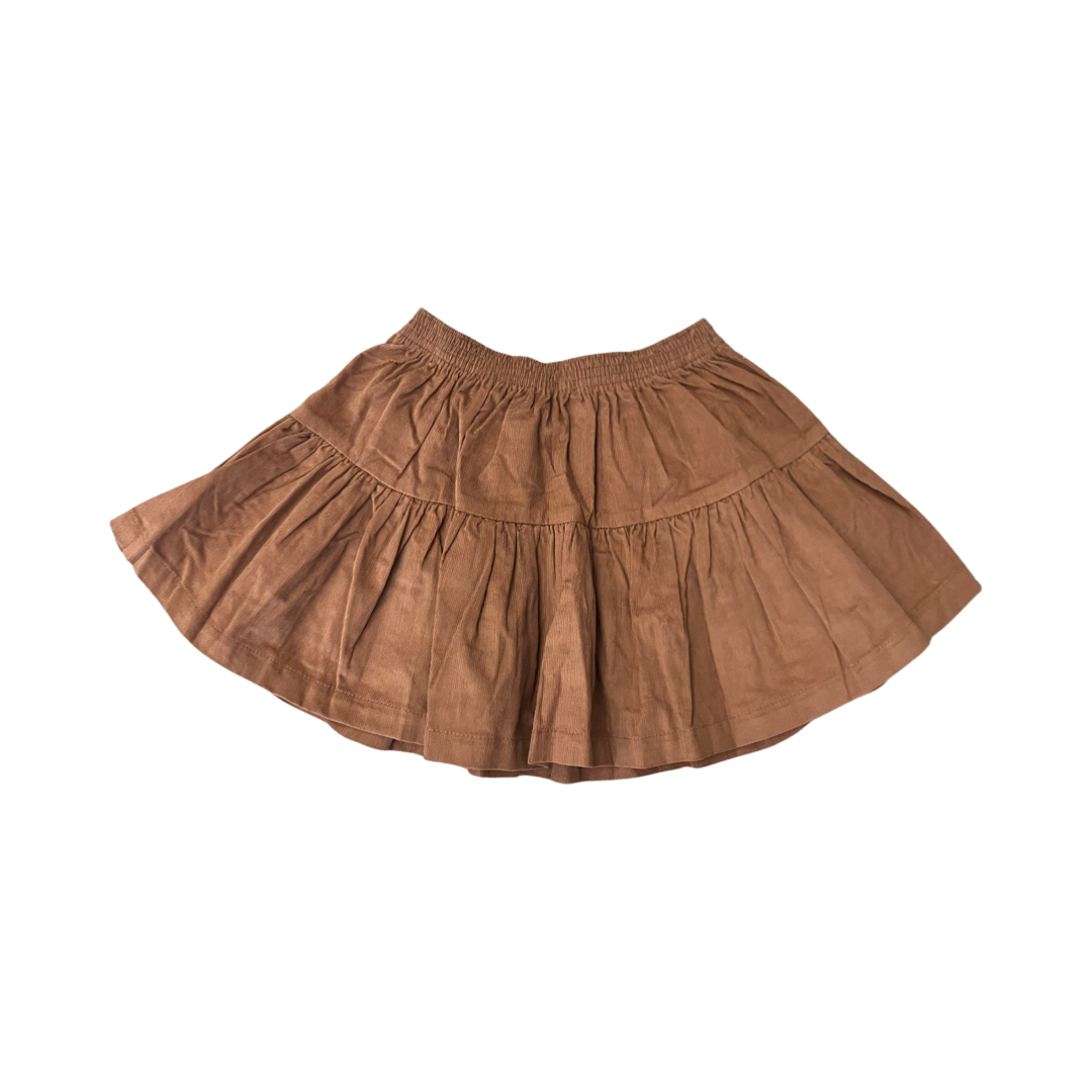 Brown Corduroy Skirt